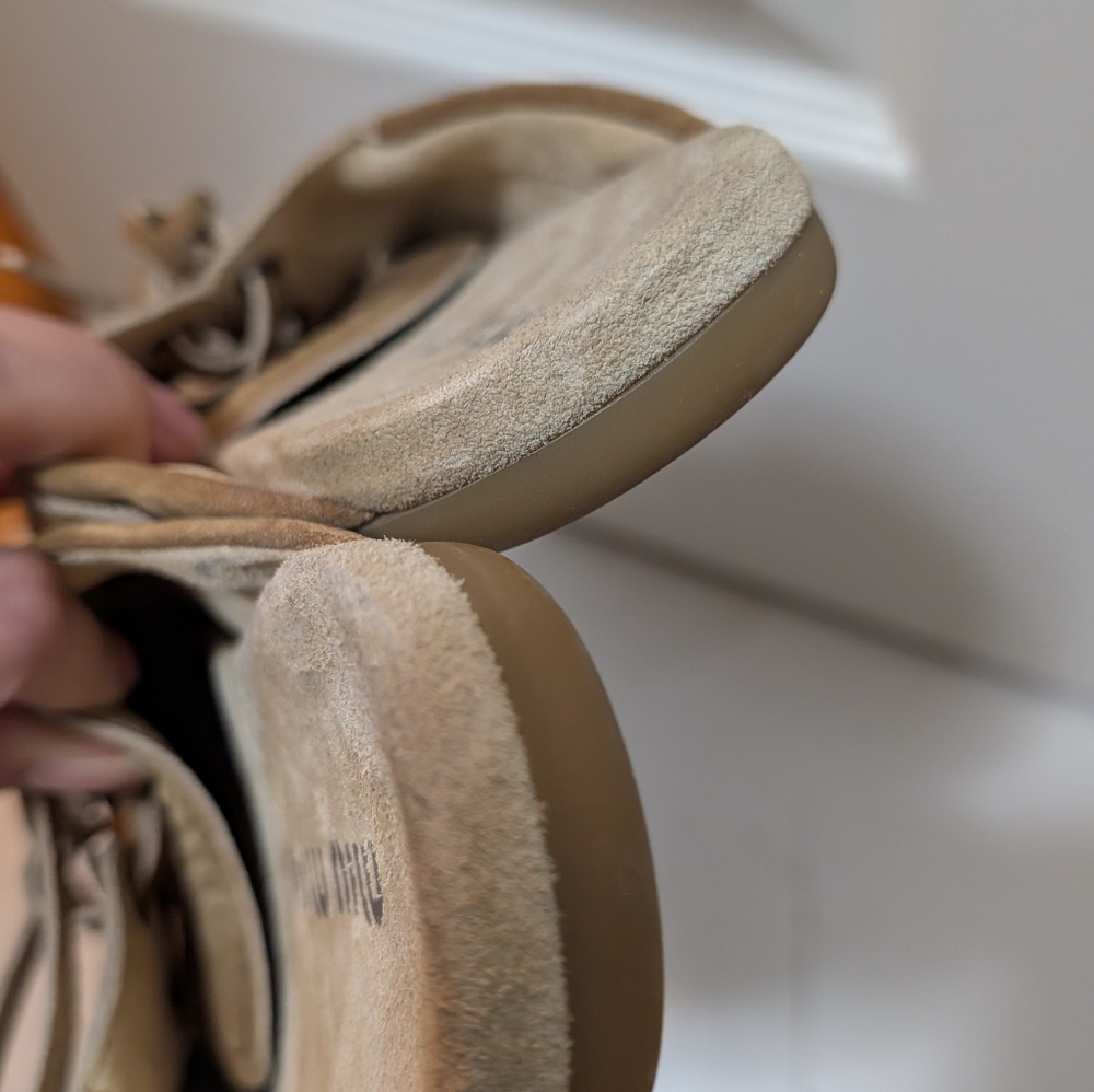 NEW Miu Miu Faded Suede Mules Size 36 Cinnamon Brown US 6 Boat Shoe - Picture 6 of 8